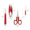 Seam Ripper Tool Sewing Seam Ripper Tool Thread Remover Kit 2 Big and 2 Small Handy Stitch Ripper Sewing Tools 1 Pack Thread Snips,1Pack 5 Scissor, 1 Sewing Tape Measure